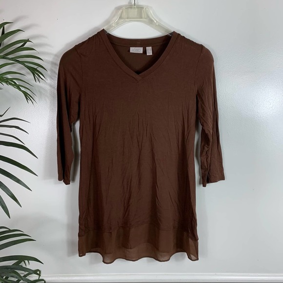 💕LOGO by Lori Goldstein Knit Sweater Top Small